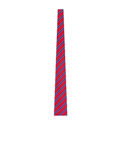Tie In Striped Silk