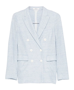 Circolo 1901 Double-Breasted Textured Blazer