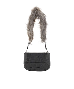 Diesel 1-Dr Logo Embossed Shoulder Bag