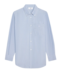 Tomboy Shirt In Striped Silk