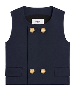 Top In Double Faced Wool Tricotine
