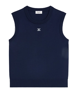 Fine Wool Sleeveless Top