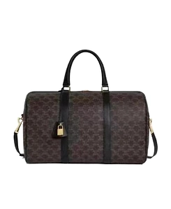 Travel Bag In Triomphe Canvas And Calfskin
