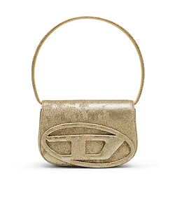 1Dr Logo Plaque Glittered Shoulder Bag