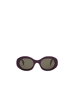 Triomphe 01 Oval-Frame Sunglasses