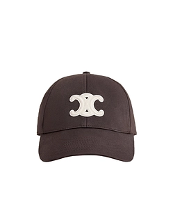 Triomphe Baseball Cap In Cotton Gabardine