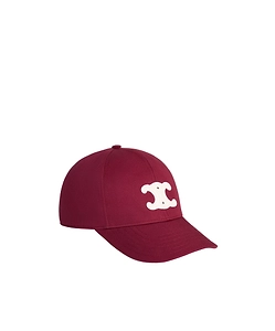 Triomphe Baseball Cap In Cotton Gabardine