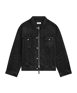 Trucker Jacket In Cotton Denim