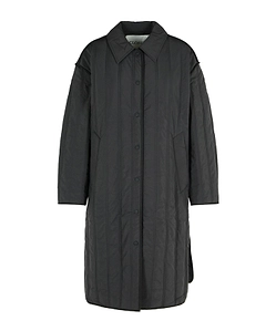 Closed Quilted Nylon Coat