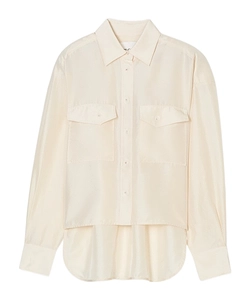 Closed Utility Silk Pocket Shirt