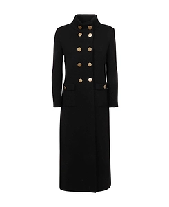 Charlotte Double-Breasted Long Coat