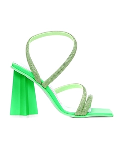 Embellished Square Toe Sandals