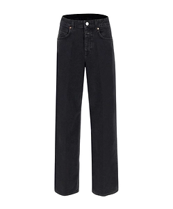 Mid-Rise Wide-Leg Jeans