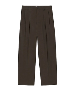 Pleated Wide-Leg Trousers
