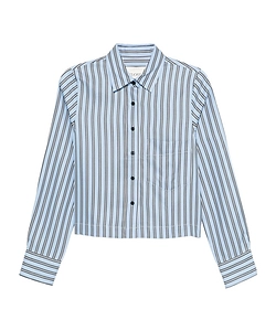 Closed Striped Long Sleeve Shirt