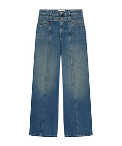 Zoya-X Panelled Wide-Leg Jeans
