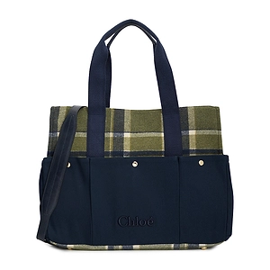 Chloé Kids Checked Changing Bag