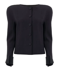Chloé Collarless Fitted Jacket