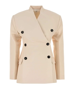 Co Sculptural Collarless Jacket