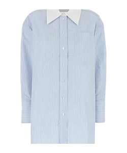 Striped Button-Up Shirt