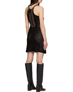 Chloé Crochet Sleeveless Mini Dress
