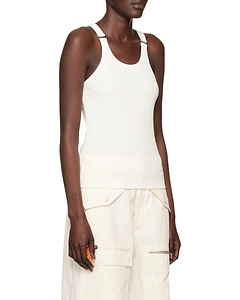 E-Hoop Ribbed Tank Top