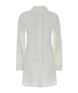 Co Wide Shoulder Long Shirt