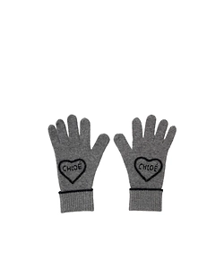 Chloé Encoeur Knitted Gloves