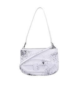 Diesel 1Dr Twin Logo Embossed Shoulder Bag