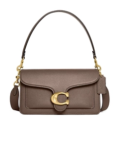 Coach Tabby 26 Logo Plaque Shoulder Bag