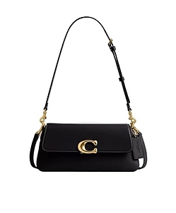 Coach Jet Leather Shoulder Bag