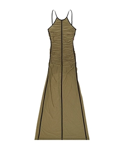 Diesel D-Amami Ruched Maxi Dress