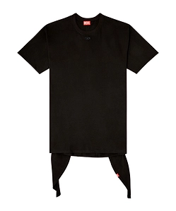 Diesel D-Eivor Tie Front T-Shirt Dress