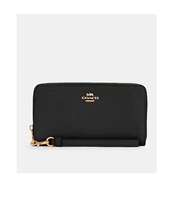 Logo Long Zipper Wallet