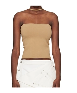Reverse Halterneck Crop Top