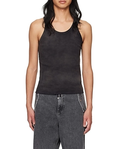 Ribbed Organic-Cotton Tank Top