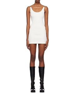 Round-Neck Backless Dress