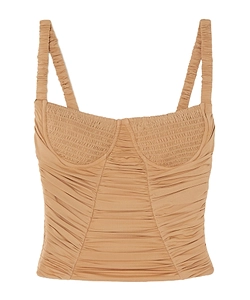 Ruched Corset Top