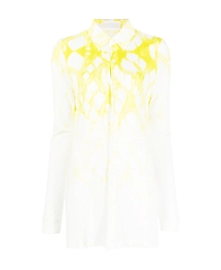 Shibori Miter Placket Shirt