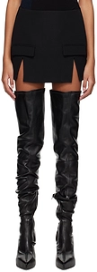 Split-Hem Mini Skirt