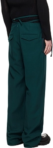 V-Wire Cross-Strap Casual Pants
