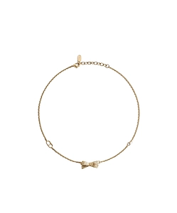 Dior Bow Pendant Necklace