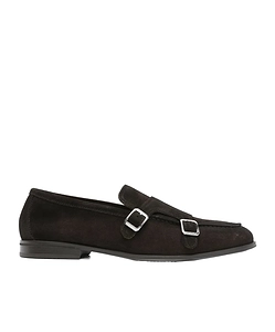 Doucal's Double Buckle Monk Shoes