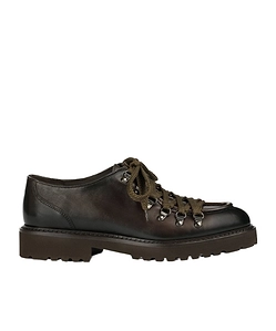 Doucal's Round Toe Lace-Up Shoes