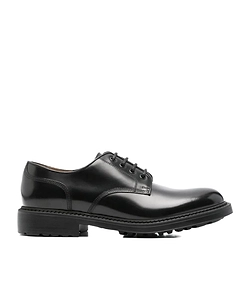 Doucal's Round Toe Lace-Up Shoes