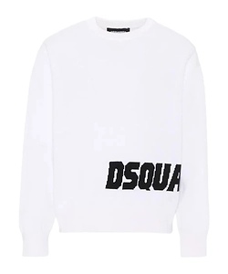 Dsquared2 Kids Logo Intarsia Jumper