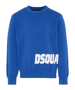 Dsquared2 Kids Logo Intarsia Jumper