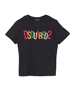 Dsquared2 Kids Logo-Printed Crewneck T-Shirt