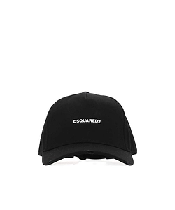 Dsquared2 Logo Embroidered Distressed Baseball Cap