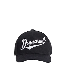 Dsquared2 Logo-Embroidered Curved Peak Baseball Cap